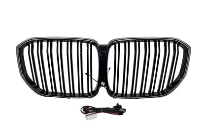 Parrilla BMW G05 X5 LED Negro Brillo