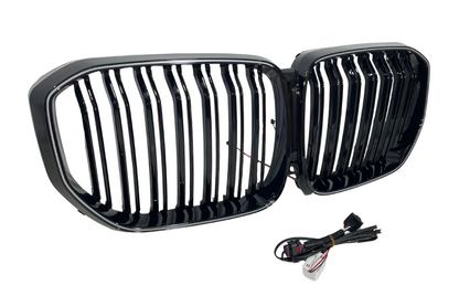 Parrilla BMW G05 X5 LED Negro Brillo