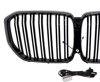 Parrilla BMW G05 X5 LED Negro Brillo