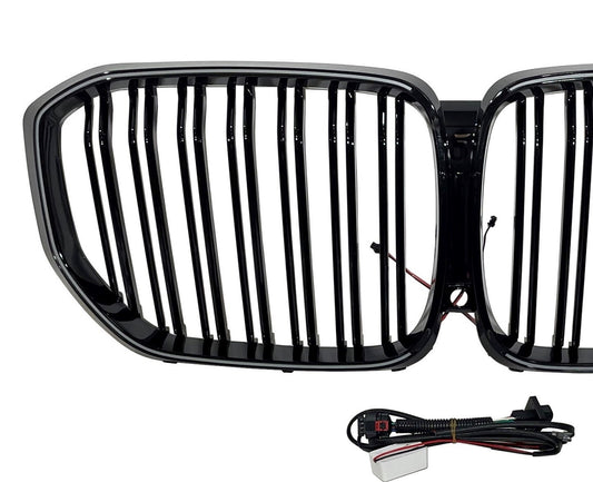 Parrilla BMW G05 X5 LED Negro Brillo