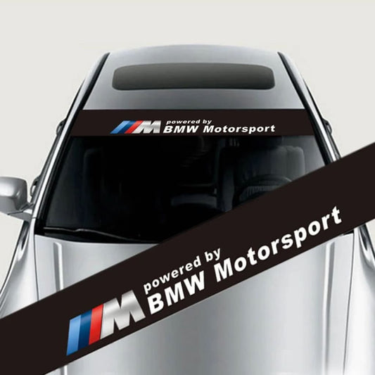 Pegatina Premium Bmw Motorsport Para Parabrisas - Compatibilidad Universal Con Todos Los Modelos