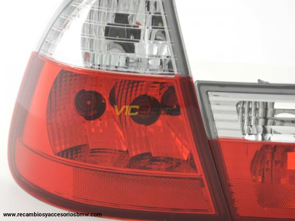 Juego De Luces Traseras Bmw Serie 3 Touring Tipo E46 99-02 Blanco / Rojo Lights > Rear/tail Lights