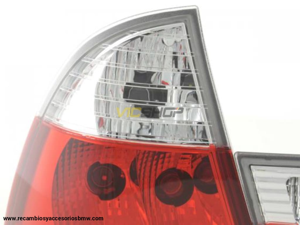 Pilotos Traseros Bmw Serie 3 Touring E46 99-02 Blanco / Rojo Lights > Rear/Tail Lights