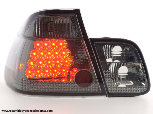 Pilotos Traseros Led Bmw Serie 3 Sedán Tipo E46 98-01 Negro Lights > Rear/tail Lights