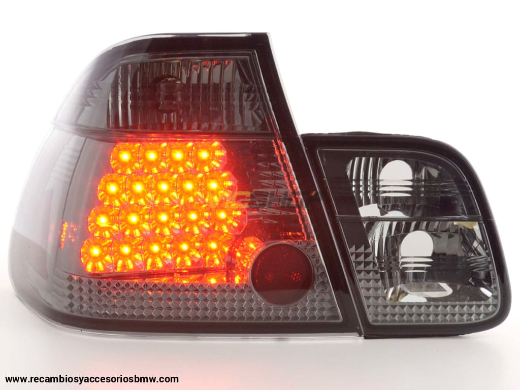 Pilotos Traseros Led Bmw Serie 3 Sedán Tipo E46 98-01 Negro Lights > Rear/tail Lights