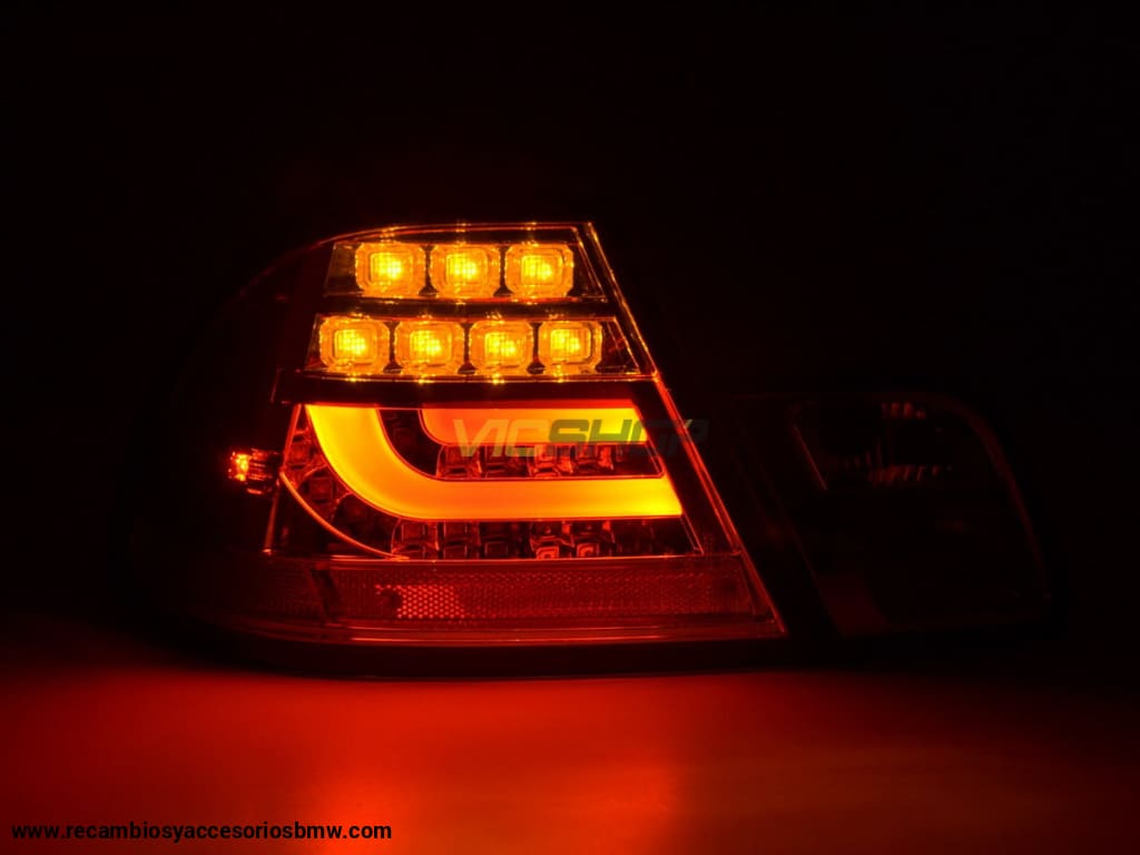 Juego De Luces Traseras Led Bmw 3Er E46 Coupe 03-07 Cromo Lights > Rear/tail Lights