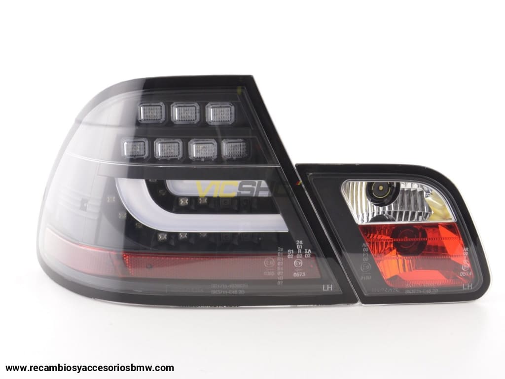 Juego De Luces Traseras Led Bmw Serie 3 E46 Coupe 99-02 Negro Lights > Rear/tail Lights