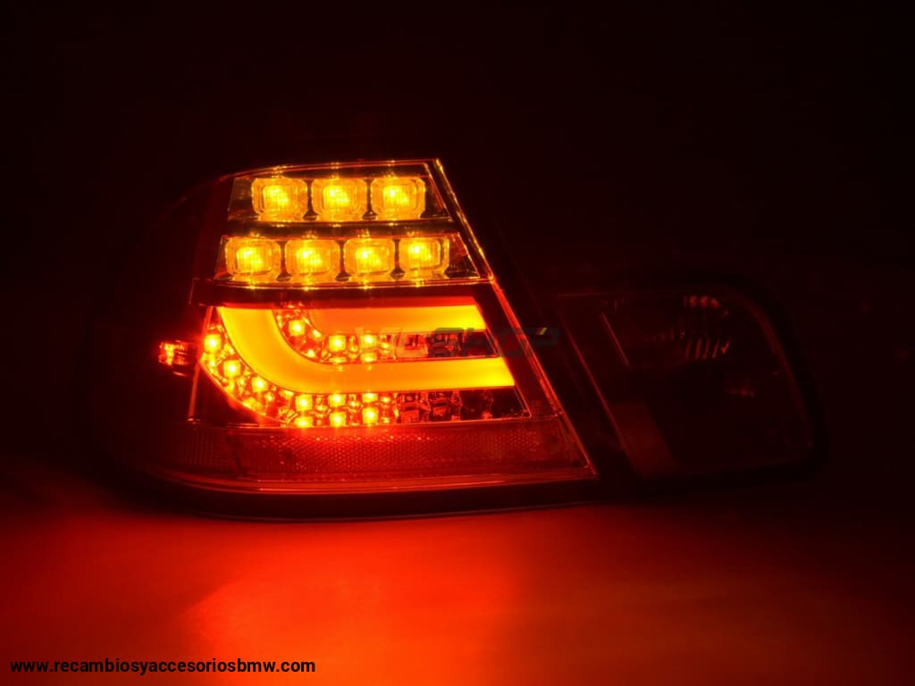 Juego De Luces Traseras Led Bmw Serie 3 E46 Coupe 99-03 Cromo Lights > Rear/tail Lights