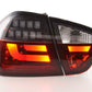 Juego De Luces Traseras Led Bmw Serie 3 E90 Limo 05-08 Rojo / Negro Lights > Rear/tail Lights