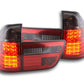 Juego De Luces Traseras Led Bmw X5 Tipo E53 98-02 Negro / Rojo Lights > Rear/tail Lights