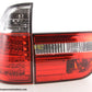 Juego De Luces Traseras Led Bmw X5 Tipo E53 98-02 Transparente / Rojo Lights > Rear/tail Lights