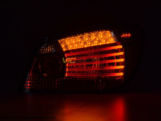 Juego De Luces Traseras Led Lightbar Bmw Serie 5 E60 Limo 07-09 Rojo / Transparente Lights >