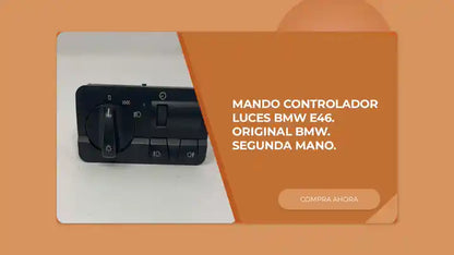 Mando controlador luces BMW E46. Original BMW. Segunda mano. by@Outfy