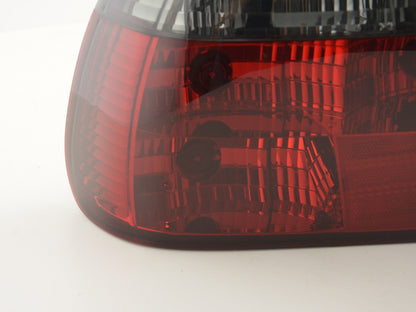 BMW Piloti posteriori 7 E38 95-02 rosso/nero