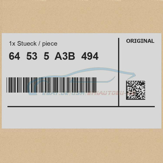 Placa penalizacion BMW U11 U12 U10 U25 OEM 64535A3B494