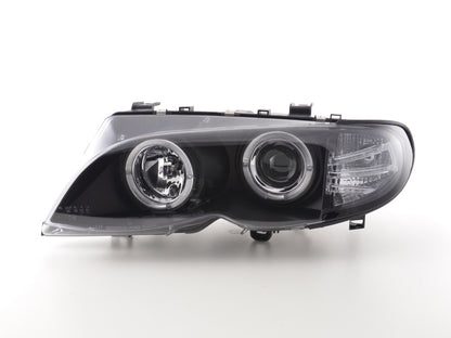 Faróis dianteiros BMW Série 3 E46 Sedan / Touring 02-05 Preto