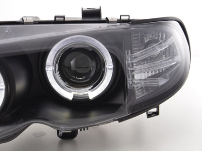 Faróis dianteiros BMW Série 3 E46 Sedan / Touring 02-05 Preto