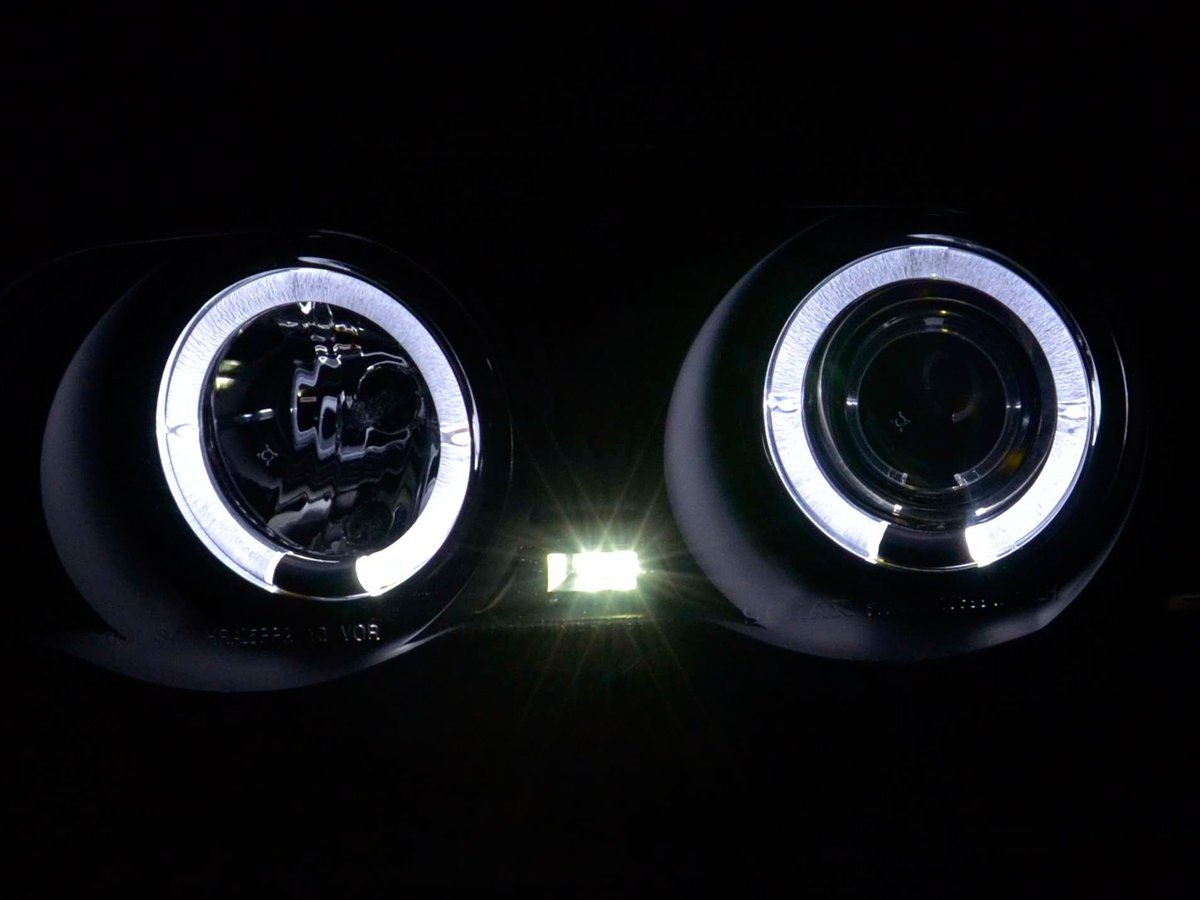 Juego De Faros Delanteros Bmw Serie 3 Limo Tipo E46 98-01 Negro Lights > Headlights