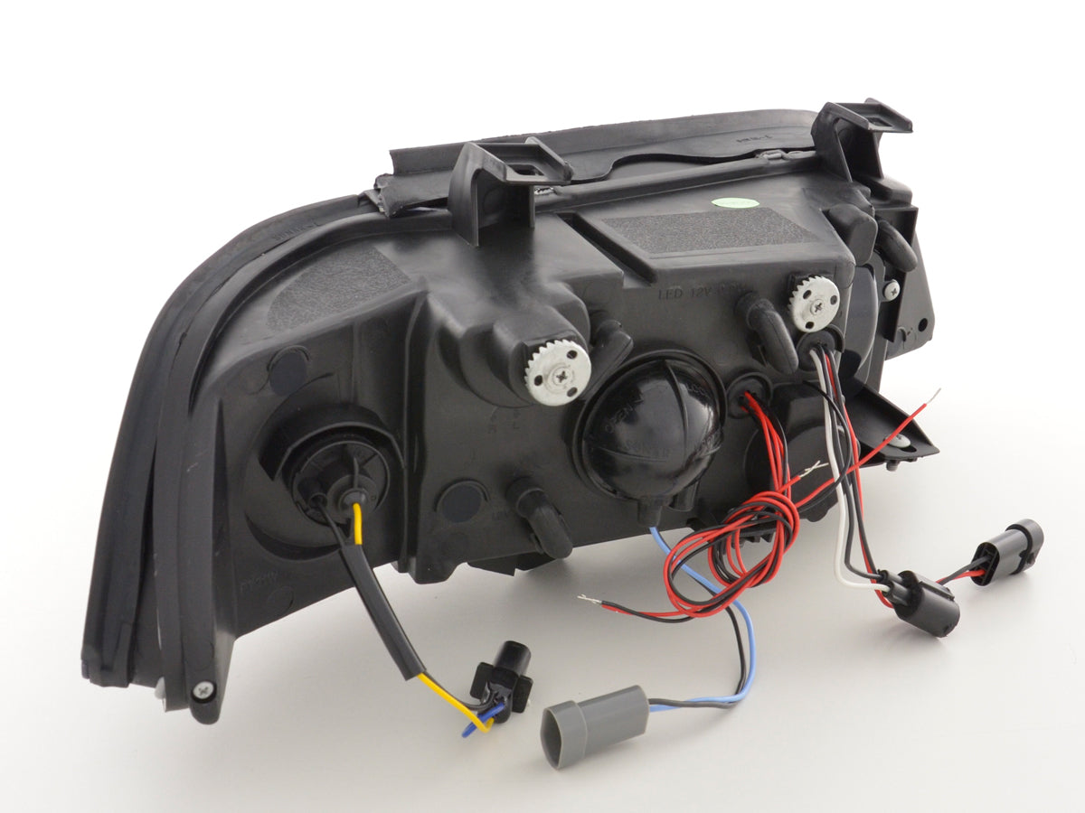Faros delanteros delanteros BMW Serie 5 E39 95-00 negro