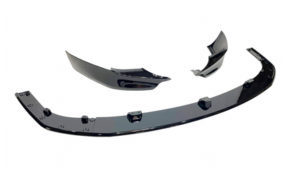 Spoiler Delantero BMW E60 / E61 Look M-Tech II Negro Brillo