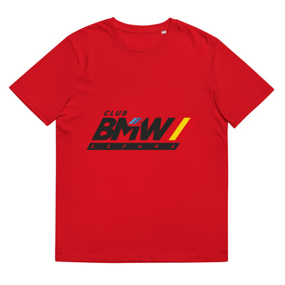 Camiseta De Algodón Orgánico Unisex Club Bmw España Rojo / S