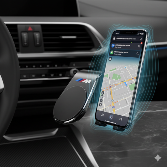 Soporte Universal para Móviles BMW ///M - Seguridad y Estilo en Tu Conducción