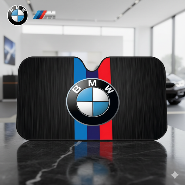 Parasol Plegable 130x70cm para BMW – Protección Solar con Diseños Exclusivos