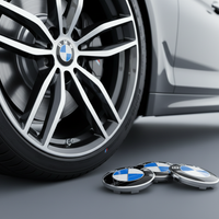 TAPABUJES / LOGO CENTRE BMW 56 mm.