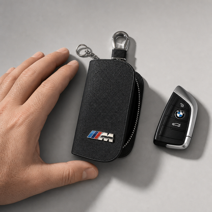 Estuche Portallaves BMW M con Cremallera - comparativa_tamano
