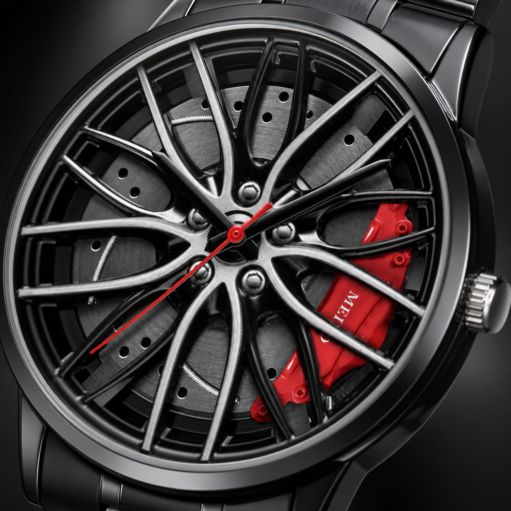 Reloj para Conductor BMW Estilo Llanta Deportiva - detalle_logo Escena 2
