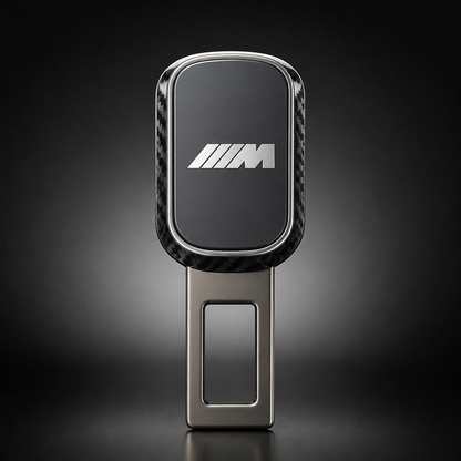 Extensor de cinturón para BMW M Variante 1 con panel efecto carbono, packshot frontal premium