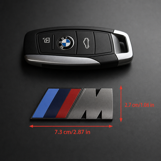 Recambios BMW Emblema M para Parrilla - comparativa_tamano