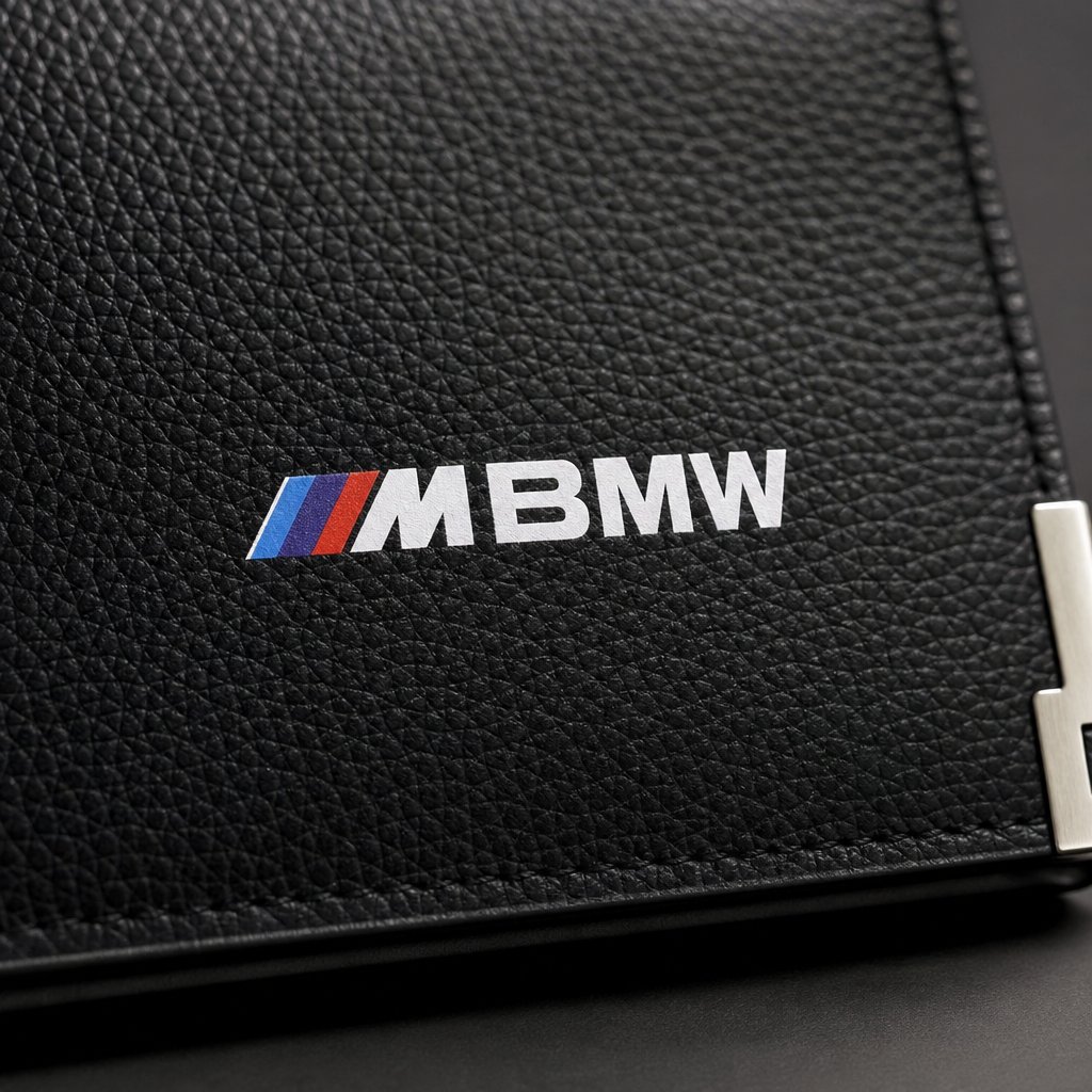Cartera BMW M Negra Plegable con Tarjetero - detalle_logo