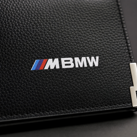 Cartera BMW M Negra Plegable con Tarjetero - detalle_logo