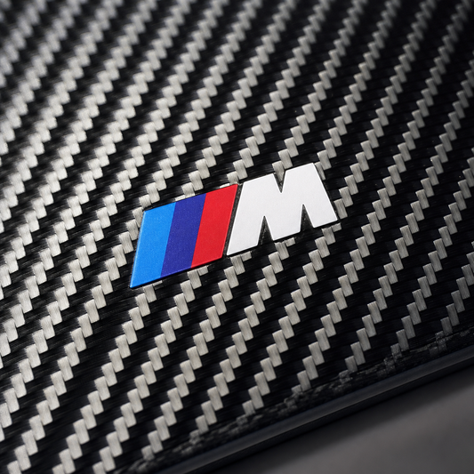 Cartera BMW M Efecto Fibra Carbono con Monedero - detalle_logo