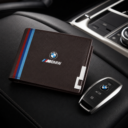 Cartera BMW M Marrón Plegable para Tarjetas y Billetes - lifestyle_objeto Escena 7