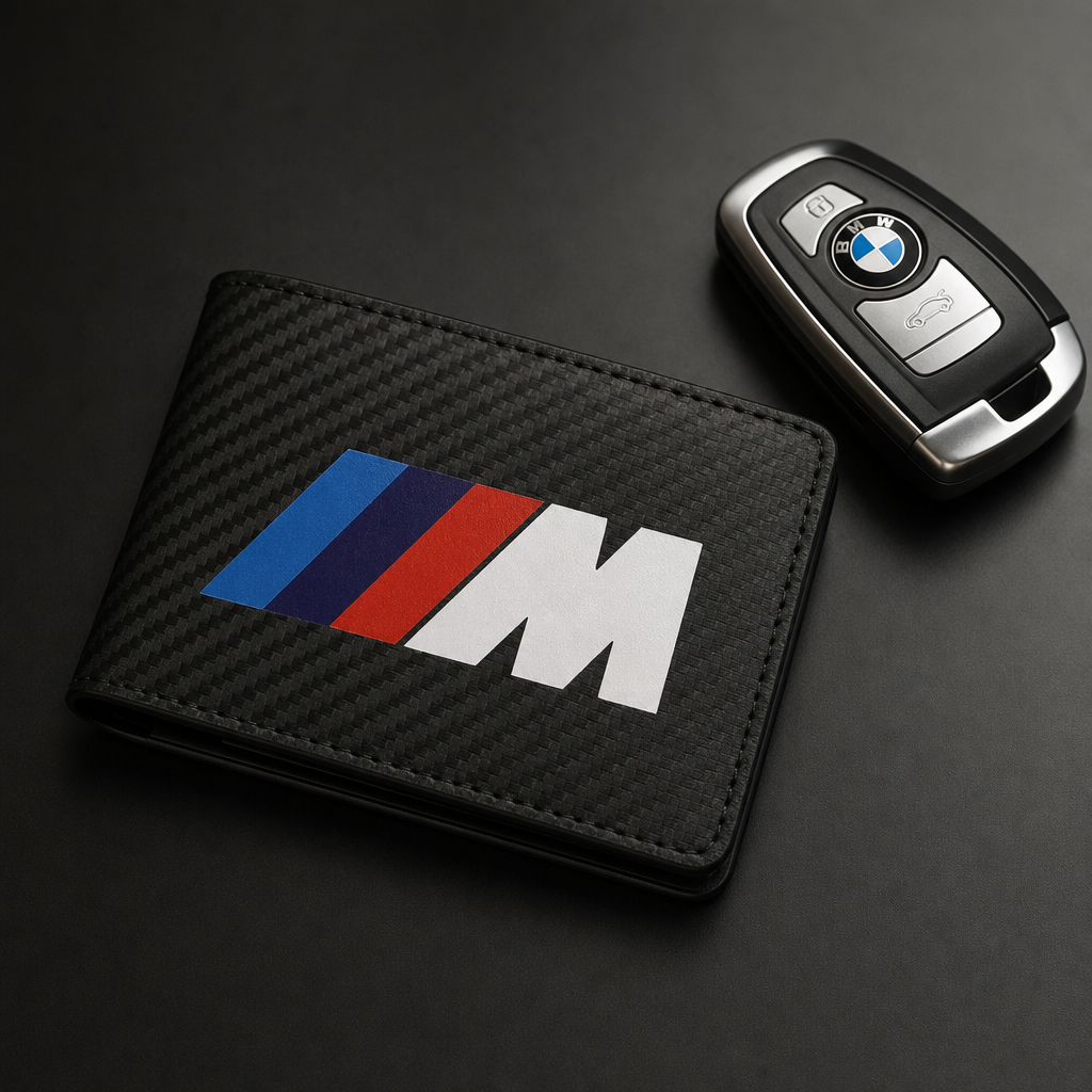 Recambios BMW Cartera Tarjetero M Efecto Carbono - comparativa_tamano