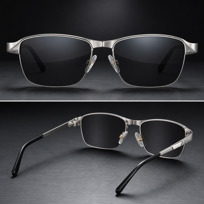 Gafas de Sol Polarizadas para BMW en Acabado Plateado - vista_alternativa Escena 3