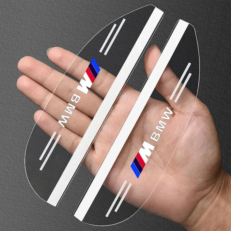 Visera Ceja Protectora de Lluvia para Espejo Retrovisor – Set 2 uds con Logo BMW o ///M