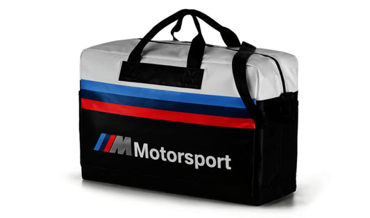 Bolsa De Viaje M Motorsport Negro / Blanco. Original Bmw Merchandising