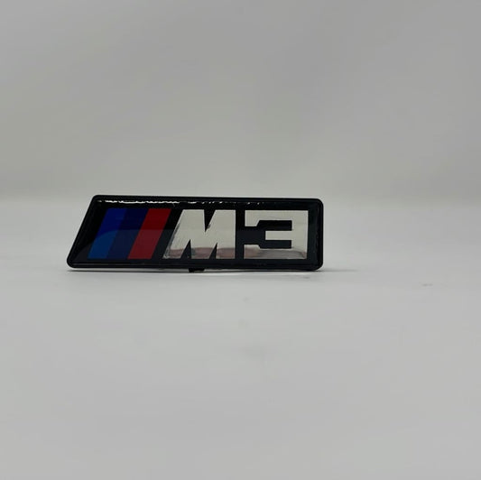Emblema Logo M3 Para Las Riñoneras Rejillas Delanteras De Bmw.