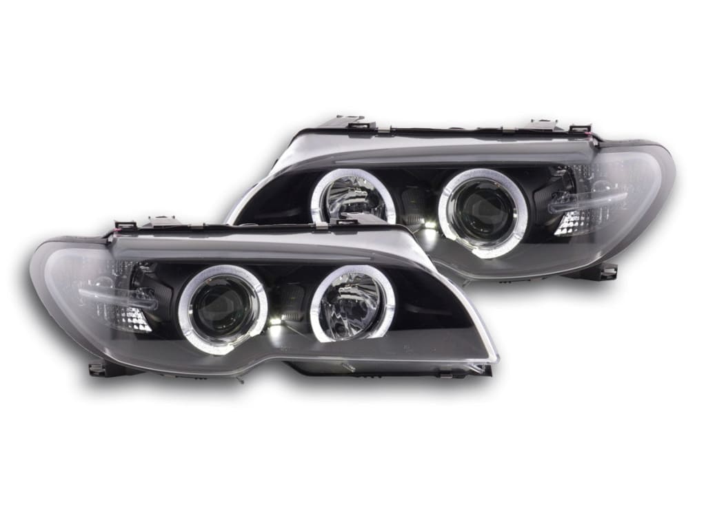 Faros Delanteros Bmw Serie 3 E46 Coupé Cabrio 03-05 Negro Lights > Headlights