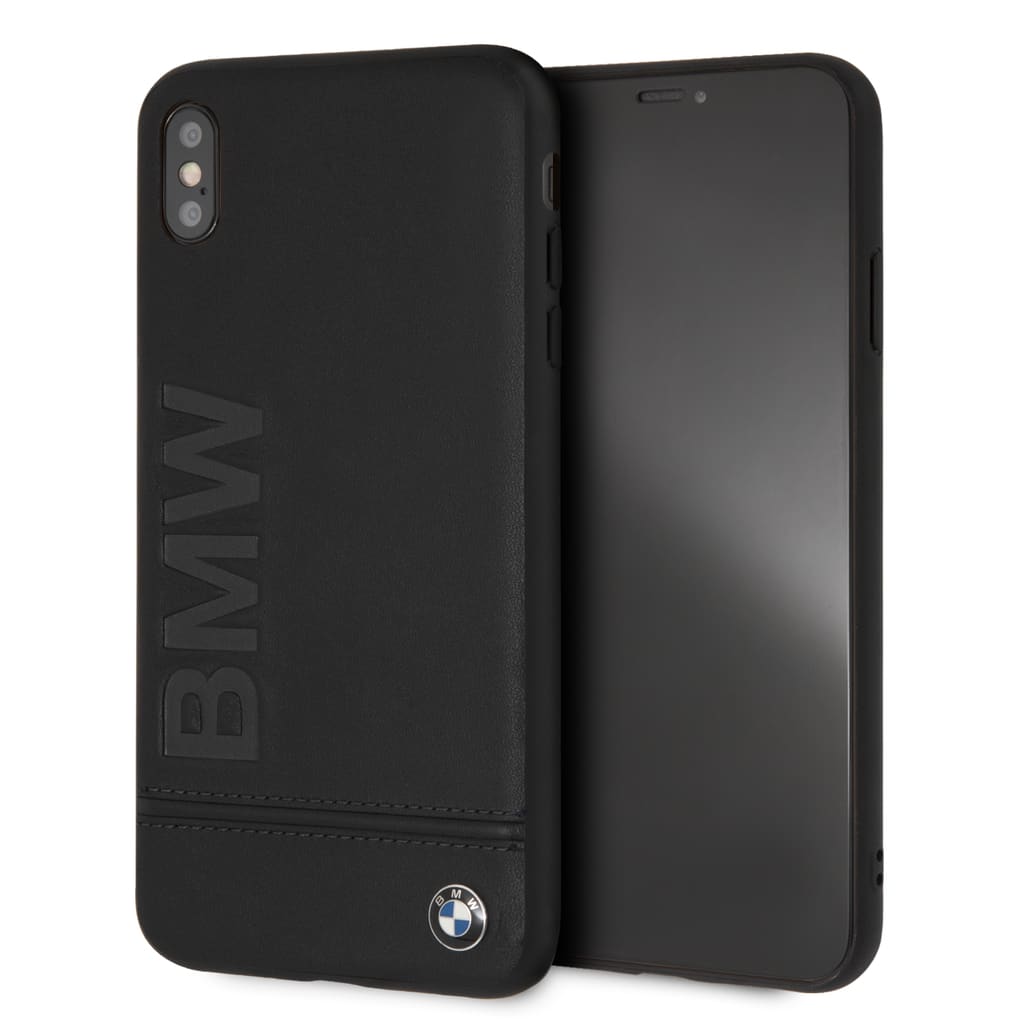 Funda Bmw Signature Iphone Xs Max Piel Negro Fundas Para Móviles
