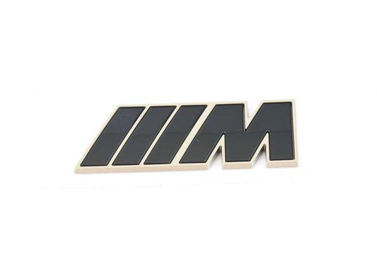 Logo Emblema M Letras Bmw En Negro Bronce Para Bmw. Original Recambios