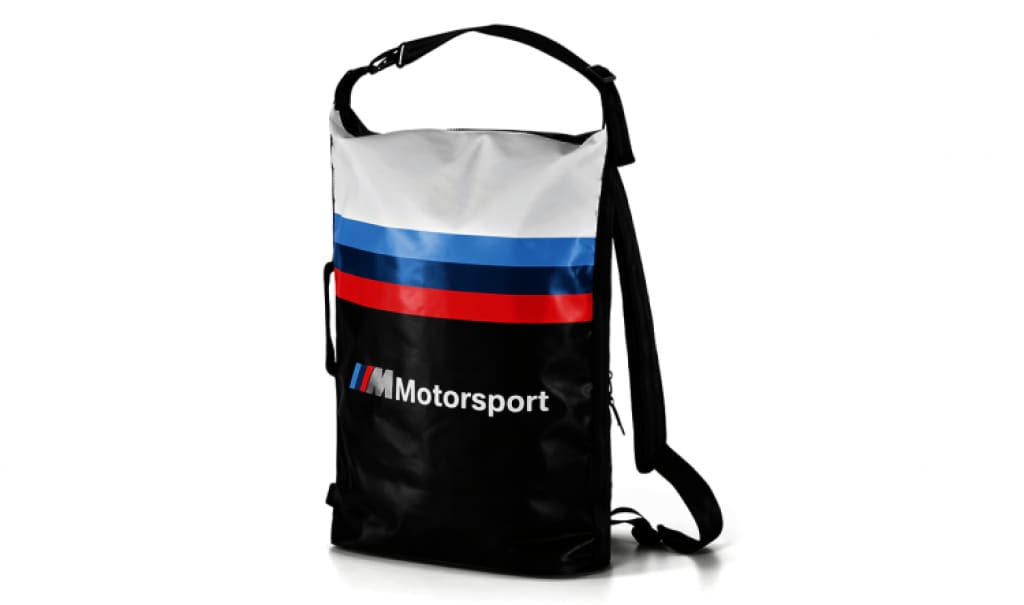 Mochila M Motorsport Negro / Blanco. Original Bmw Merchandising