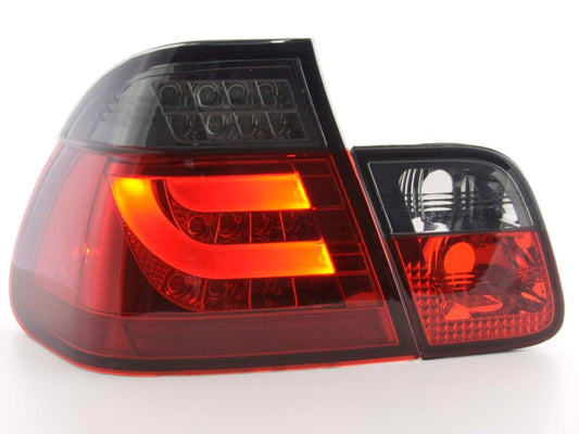 Juego De Luces Traseras Led Bmw 3-Series E46 Limo 98-01 Rojo / Negro Lights > Rear/tail Lights