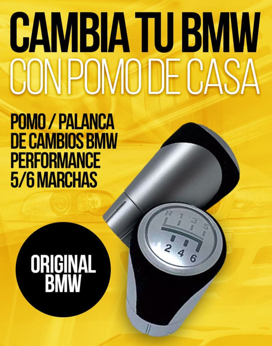 Pomo / Palanca De Cambio Bmw Performance 5 O 6 Velocidades Para E46 E81 E87 E82 E88. Original
